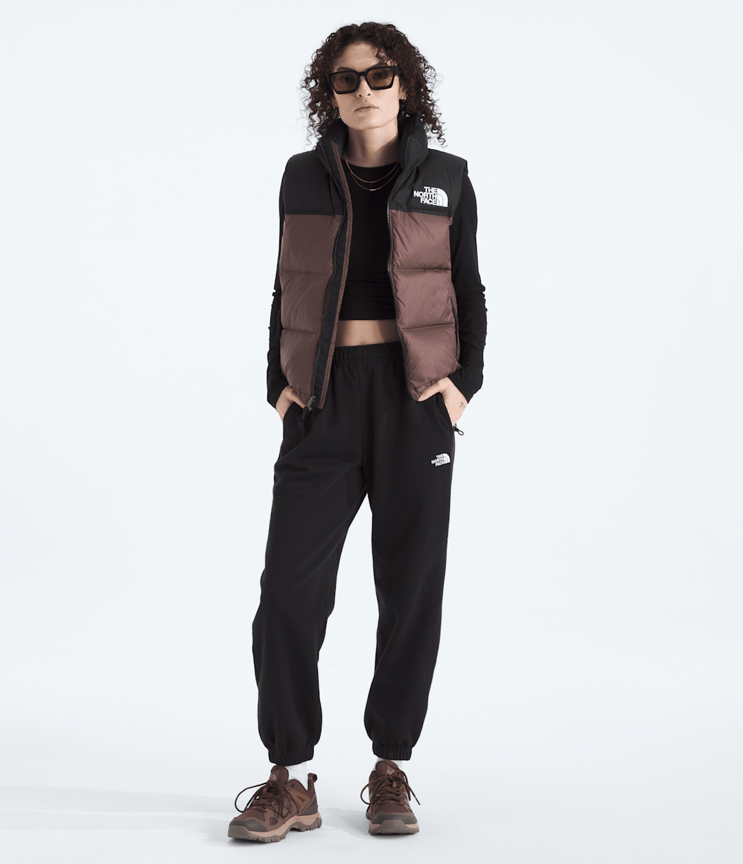 Women’s 1996 Retro Nuptse Vest - Tawny Quartz/TNF Black