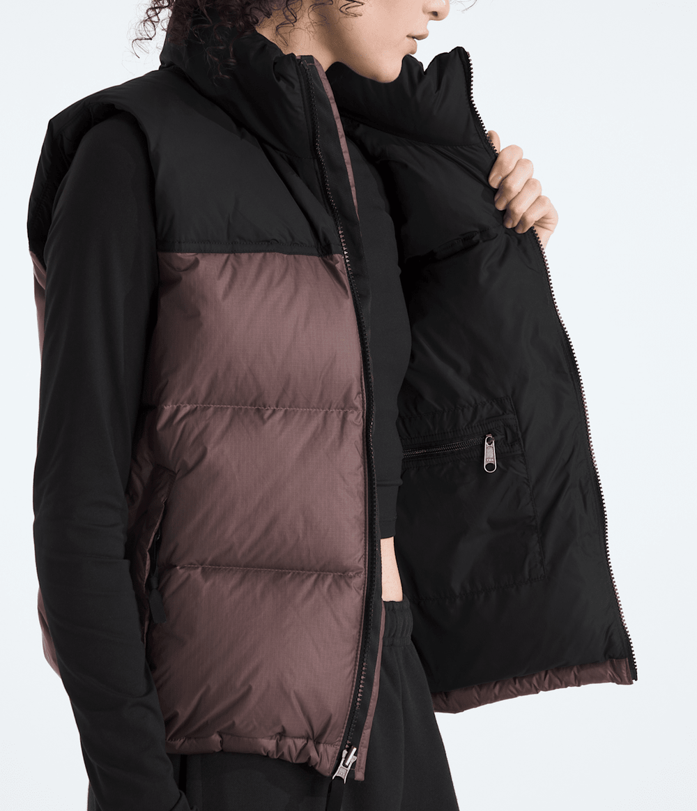 Women’s 1996 Retro Nuptse Vest - Tawny Quartz/TNF Black