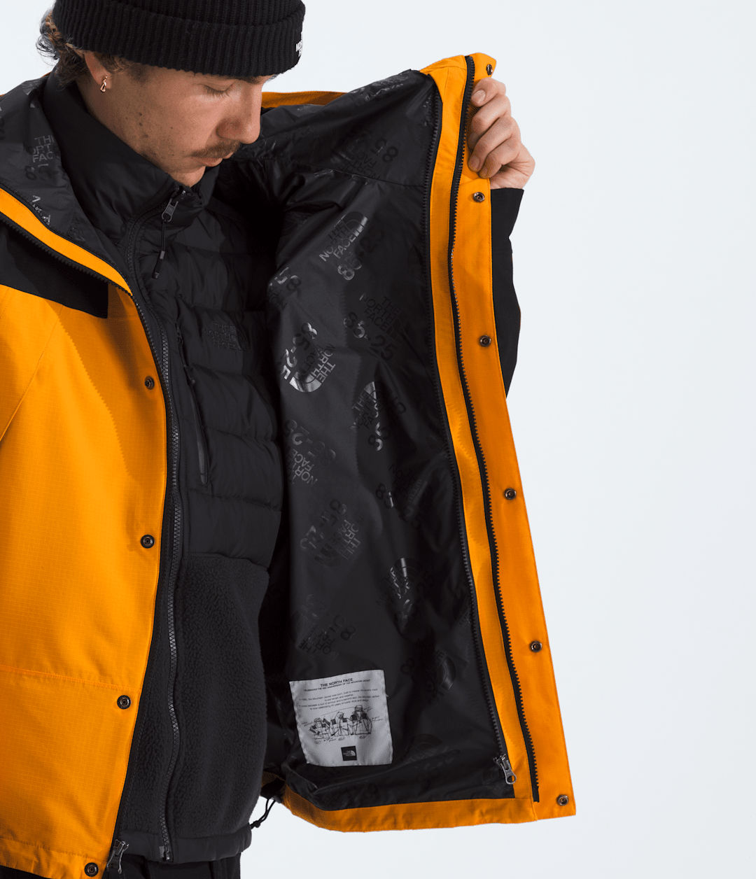 Men’s DRYVENT™ Mono Mountain Jacket - Summit Gold/TNF Black