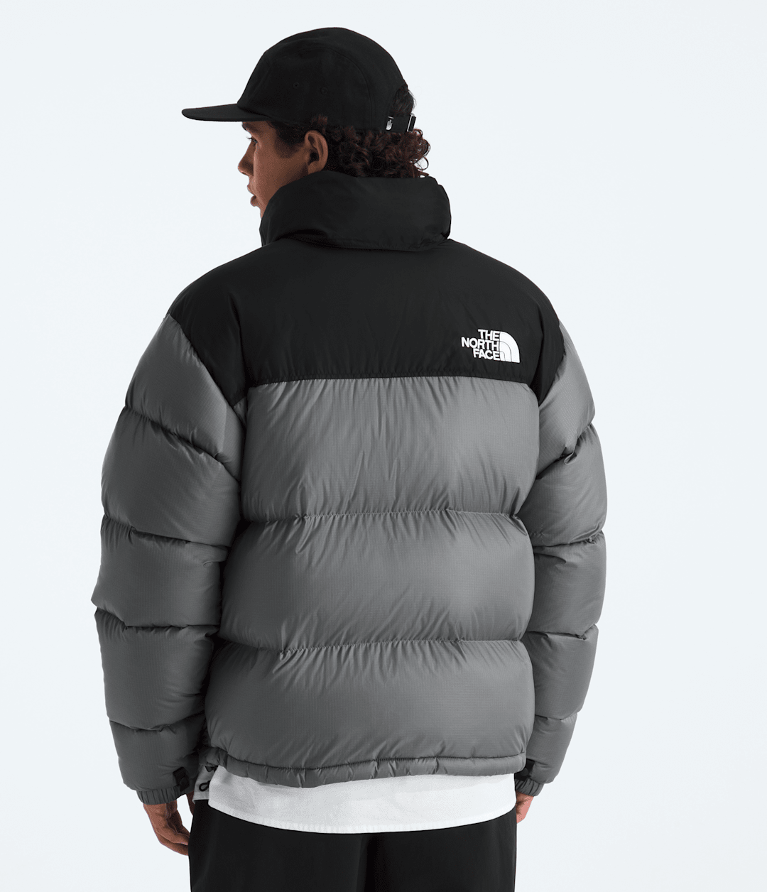 Men’s 1996 Retro Nuptse Jacket - Smoked Pearl/TNF Black