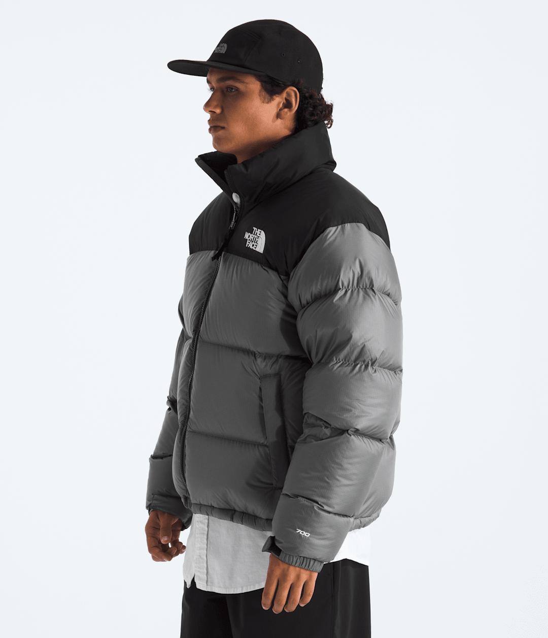 Men’s 1996 Retro Nuptse Jacket - Smoked Pearl/TNF Black