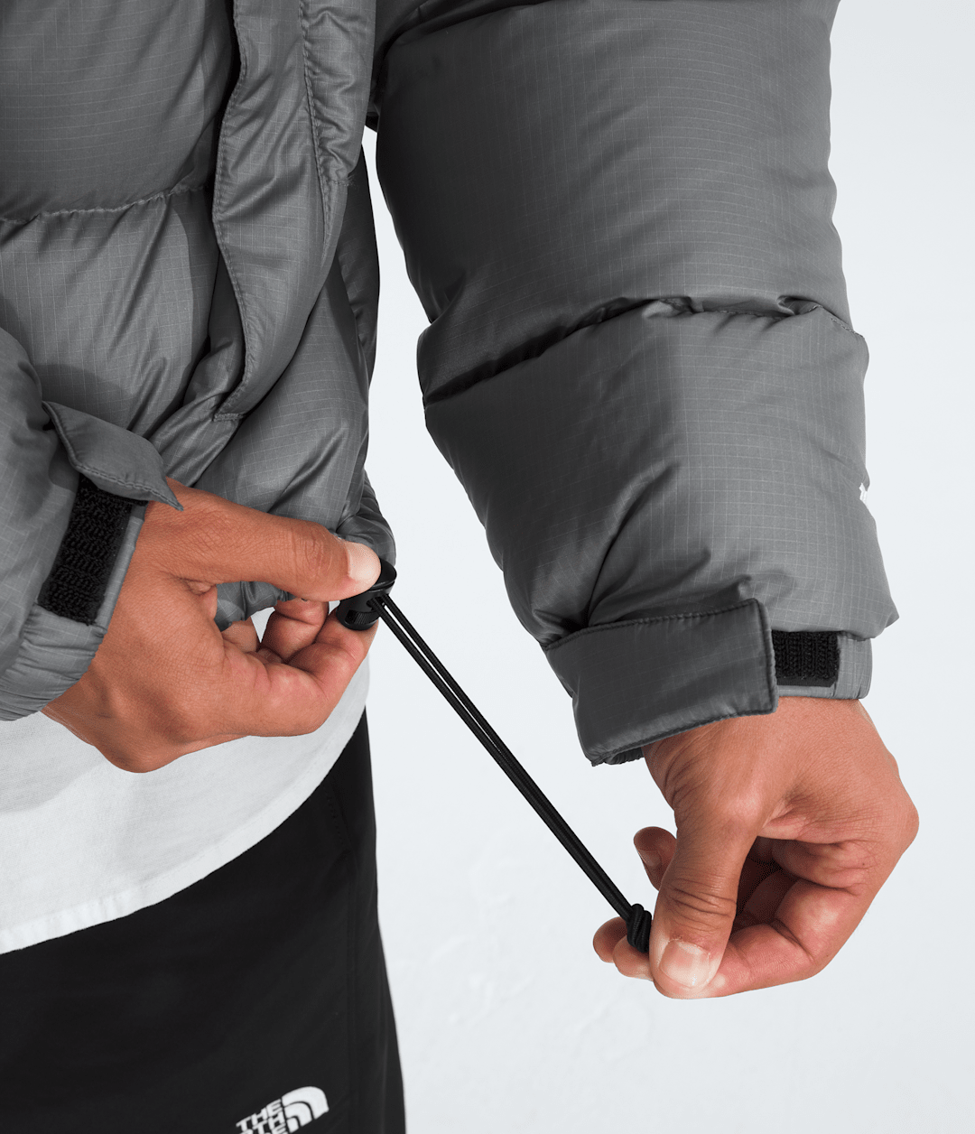 Men’s 1996 Retro Nuptse Jacket - Smoked Pearl/TNF Black
