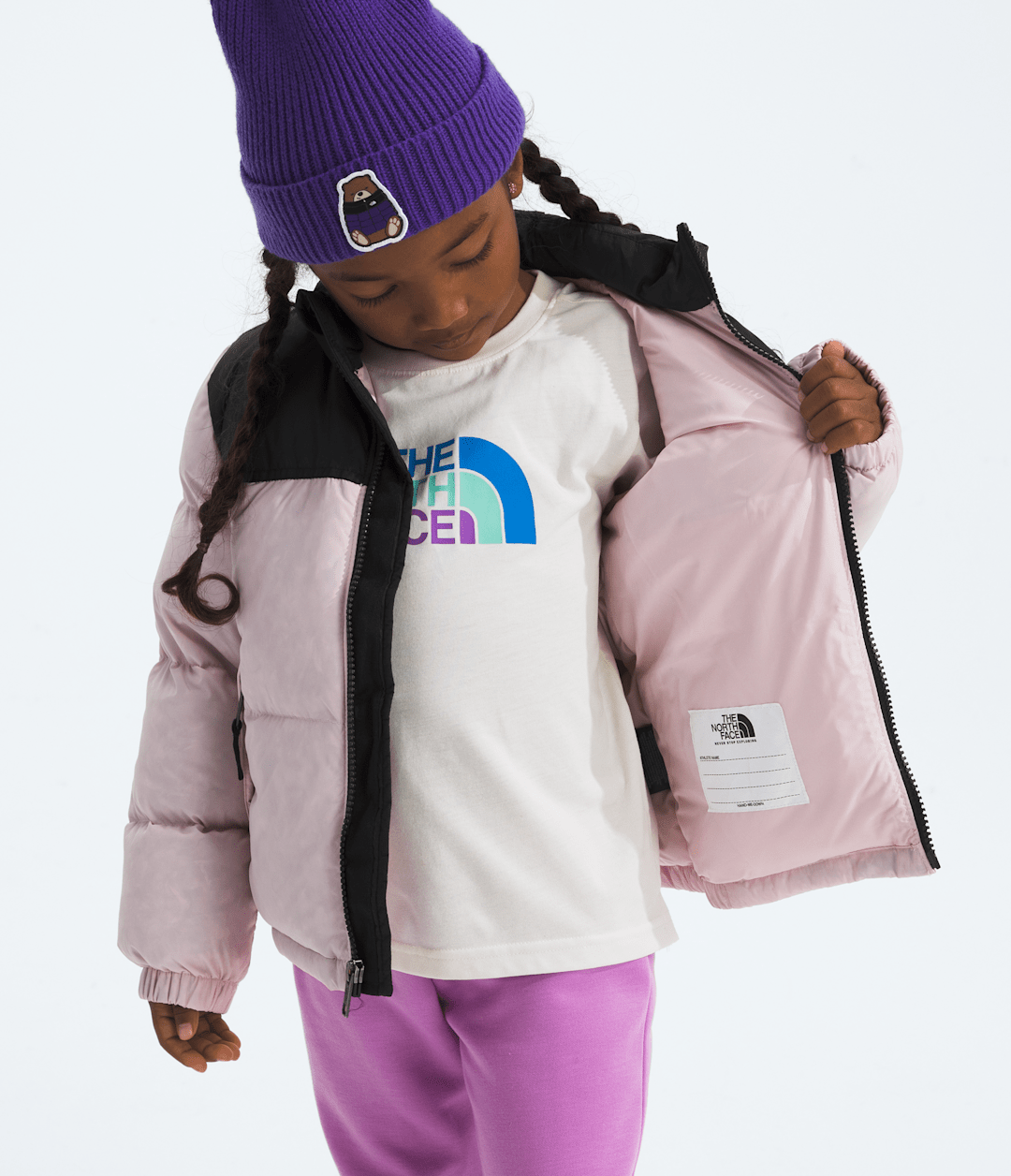 Kids’ 1996 Retro Nuptse Jacket - Pale Blossom
