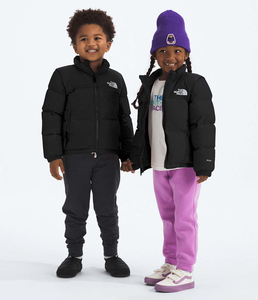 Kids’ 1996 Retro Nuptse Jacket - TNF Black/Recycled Down