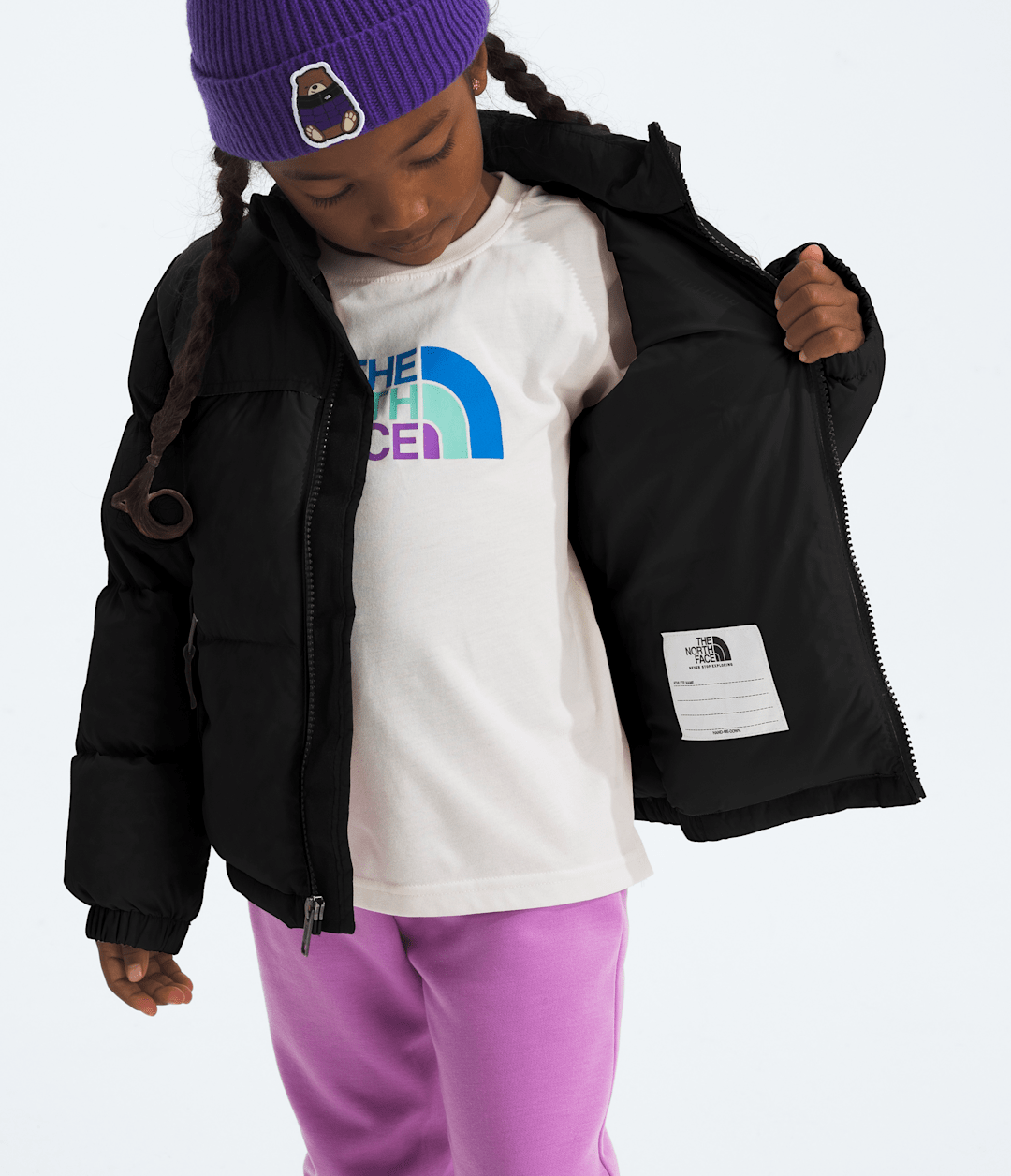 Kids’ 1996 Retro Nuptse Jacket - TNF Black/Recycled Down