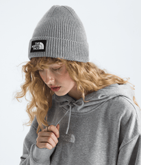 TNF™ Logo Box Cuffed Beanie - TNF Medium Grey Heather