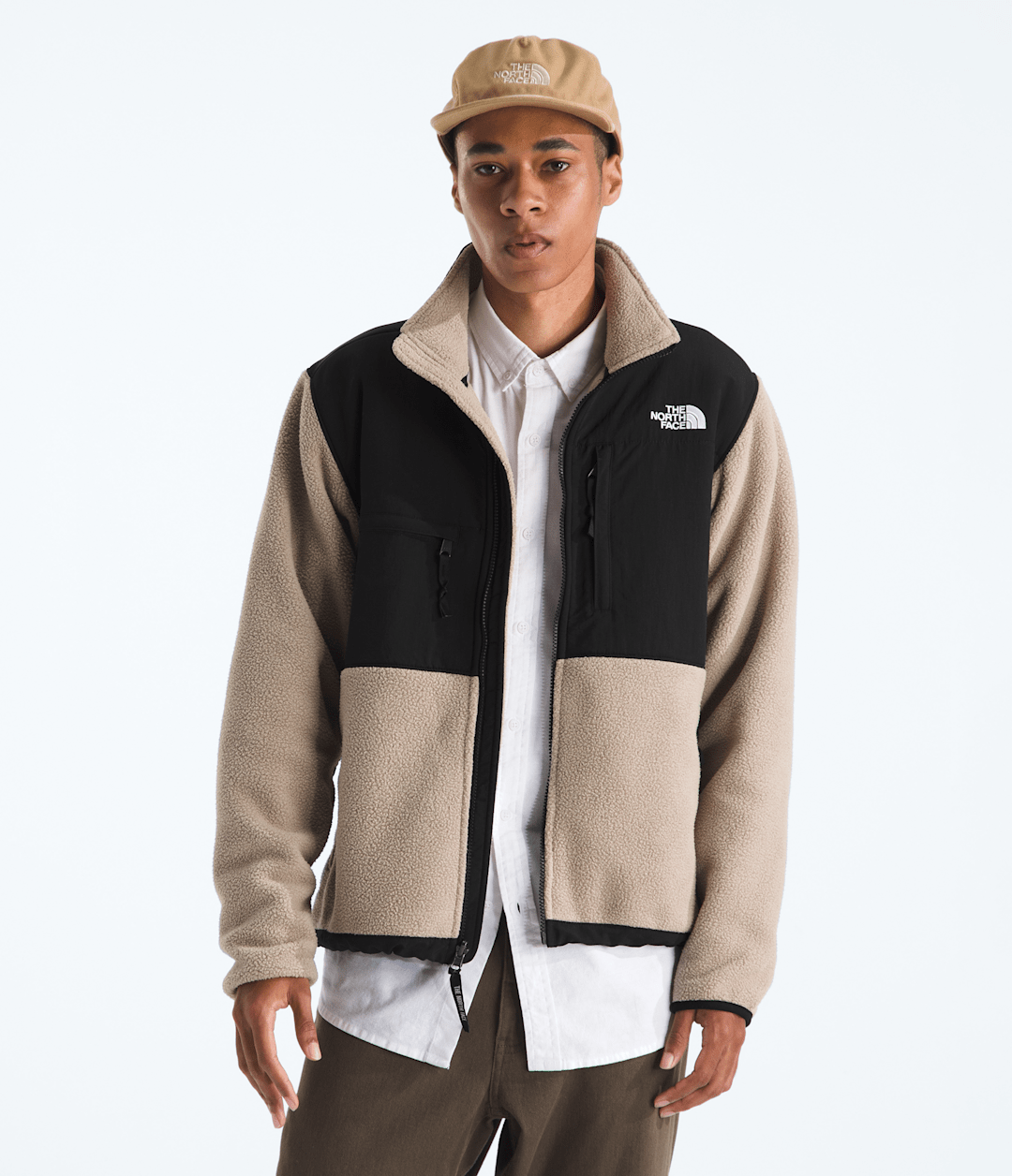 Men’s Retro Denali Jacket - Mushroom Grey/TNF Black