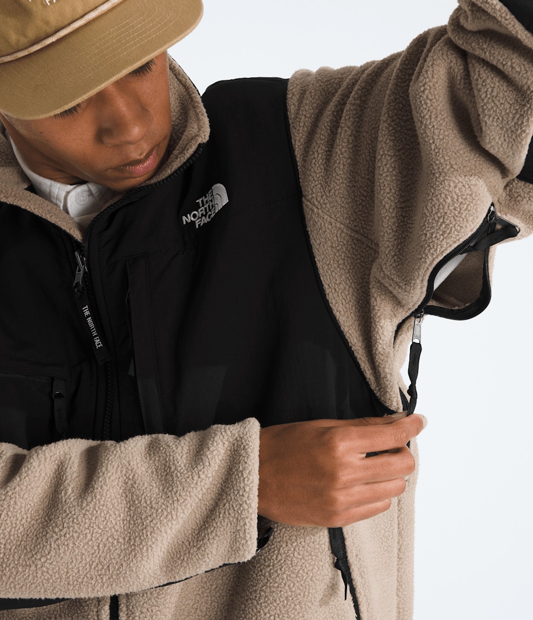 Men’s Retro Denali Jacket - Mushroom Grey/TNF Black