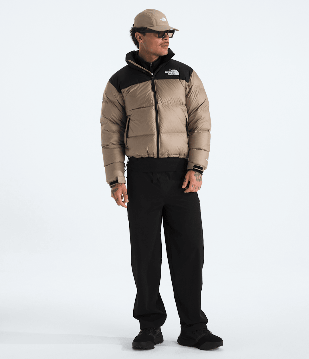 Men’s 1996 Retro Nuptse Jacket - Mushroom Grey/TNF Black