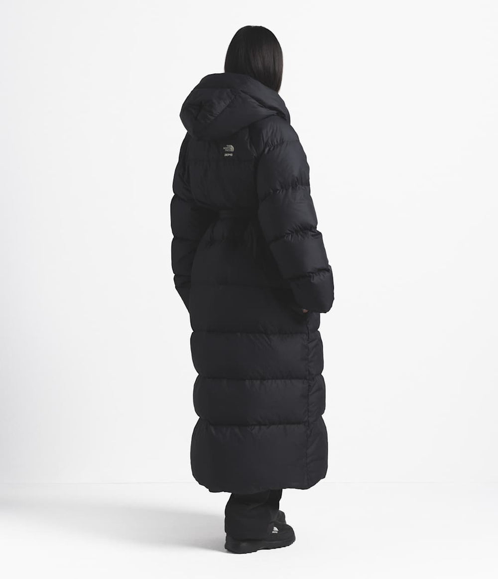 The North Face X SKIMS Women's Nuptse Wrap Parka - Sk Onyx