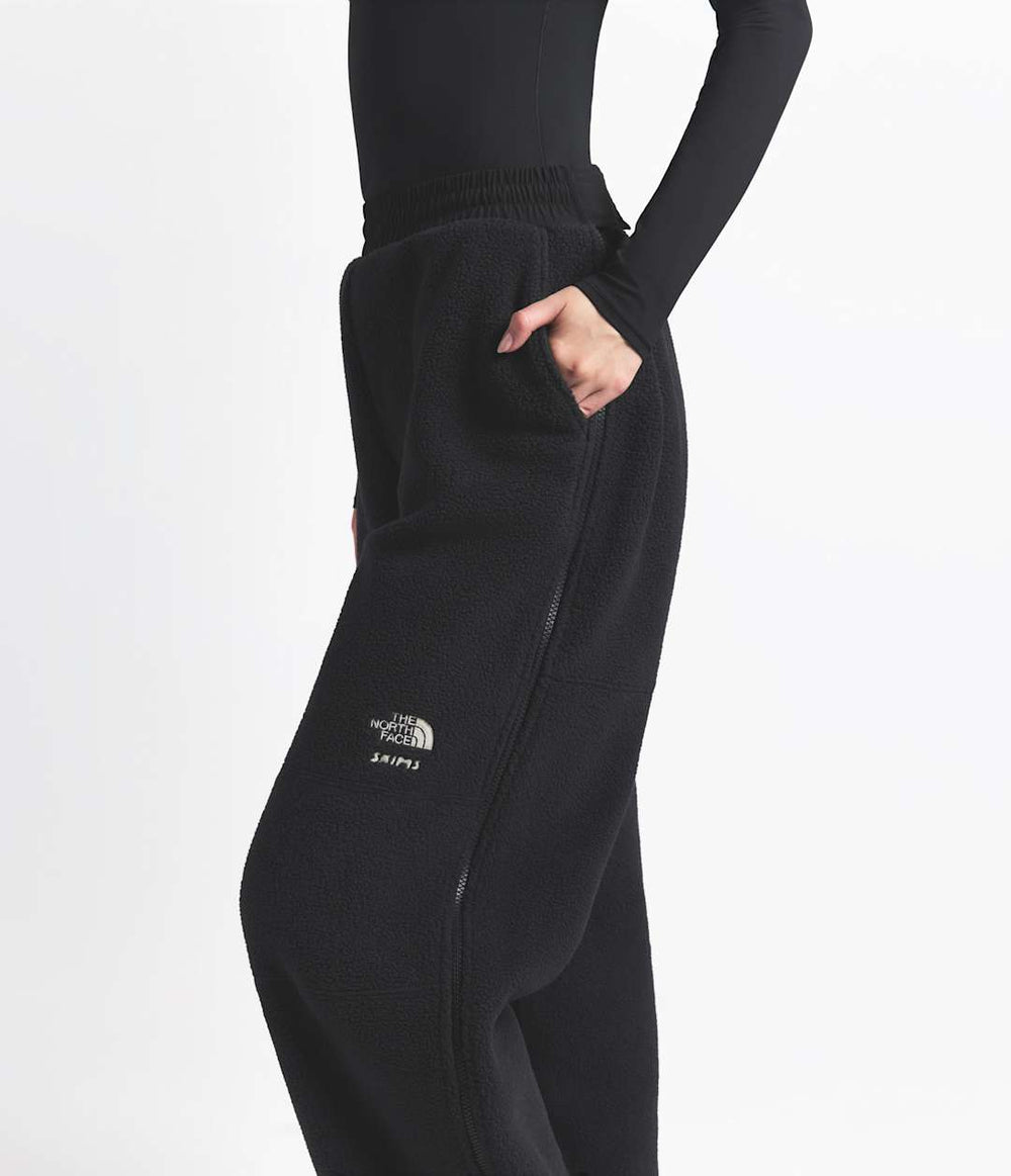 The North Face X SKIMS 1995 Denali Fleece Straight Leg Pant - Sk Onyx