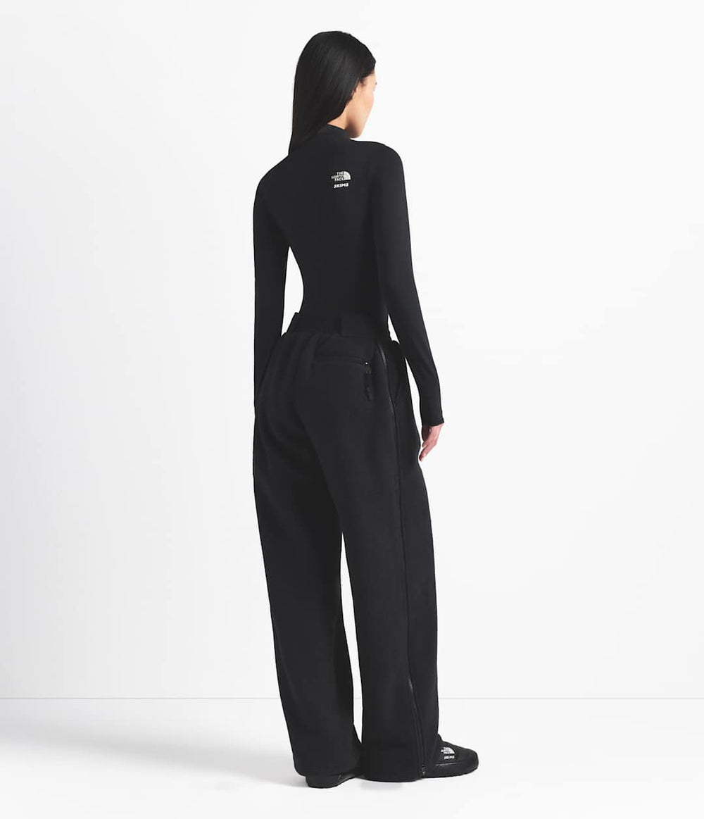 The North Face X SKIMS 1995 Denali Fleece Straight Leg Pant - Sk Onyx