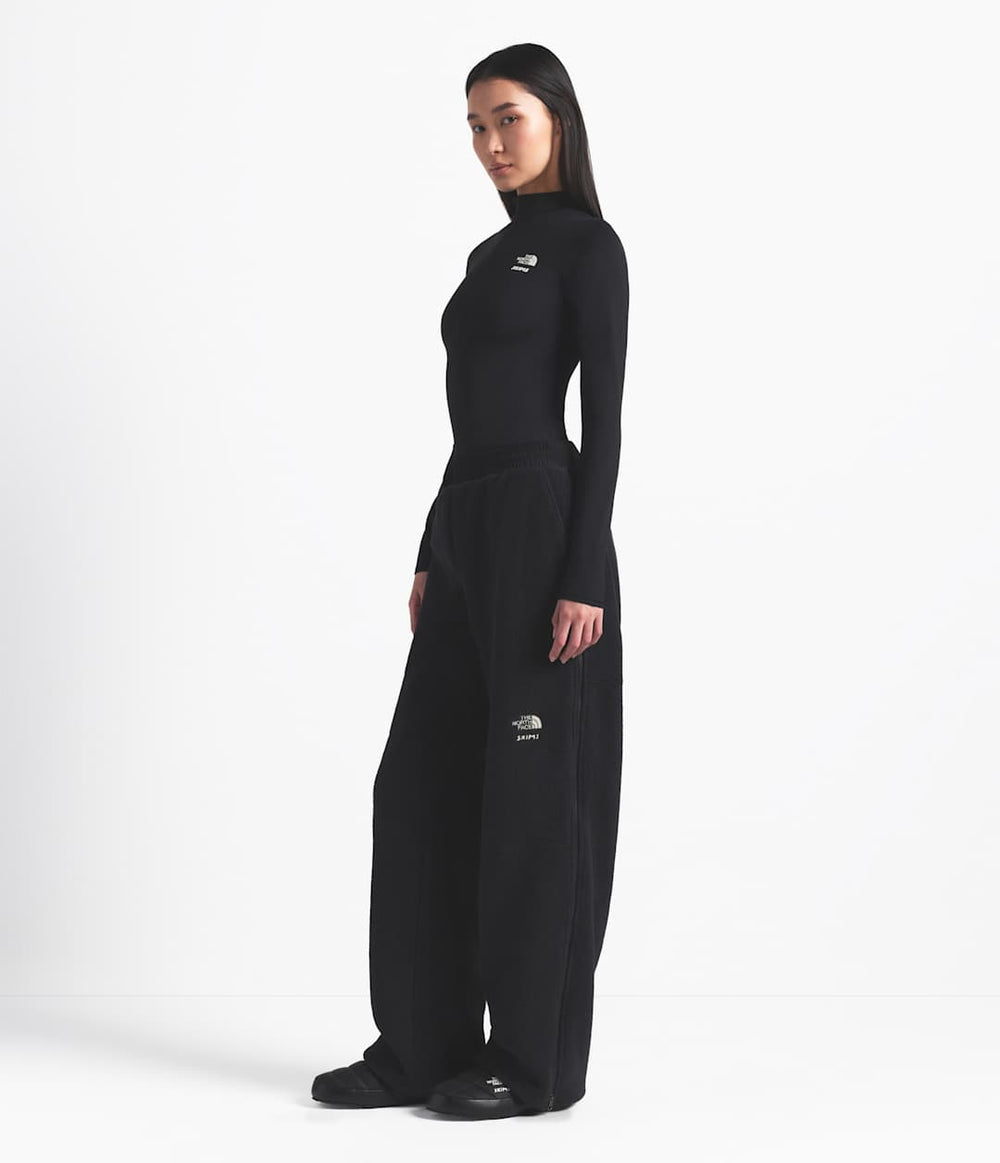 The North Face X SKIMS 1995 Denali Fleece Straight Leg Pant - Sk Onyx