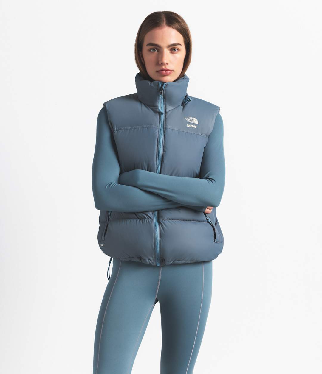The North Face X SKIMS 1996 Nuptse Vest - Sk Kyanite