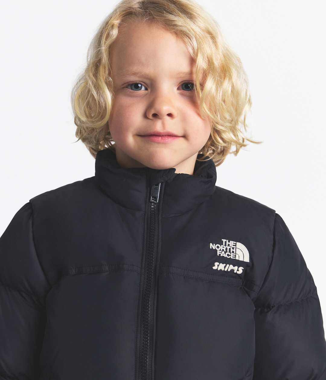 The North Face X SKIMS Kids' 1996 Nuptse Jacket - Sk Onyx