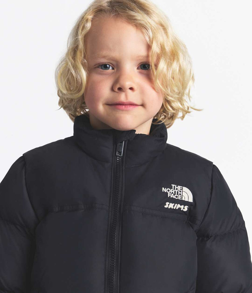 The North Face X SKIMS Kids' 1996 Nuptse Jacket - Sk Onyx