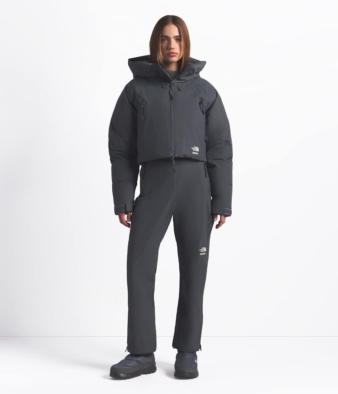 The North Face X SKIMS Women's Insulated Shell Jacket - Sk Gunmetal
