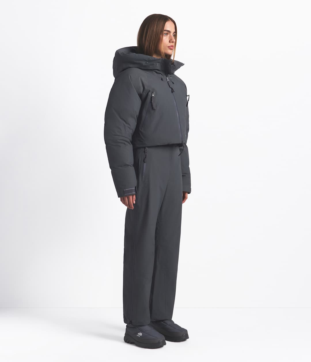 The North Face X SKIMS Women's Insulated Shell Jacket - Sk Gunmetal