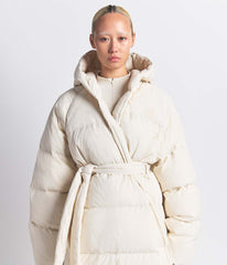 The North Face X SKIMS Women's Nuptse Wrap Parka - Sk Bone