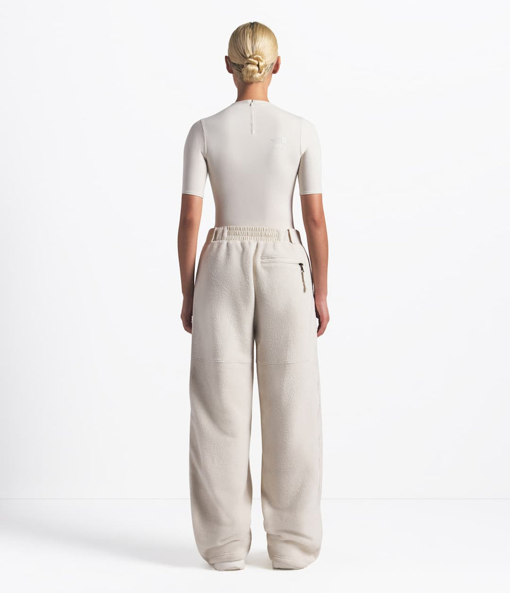 The North Face X SKIMS 1995 Denali Fleece Straight Leg Pant - Sk Bone