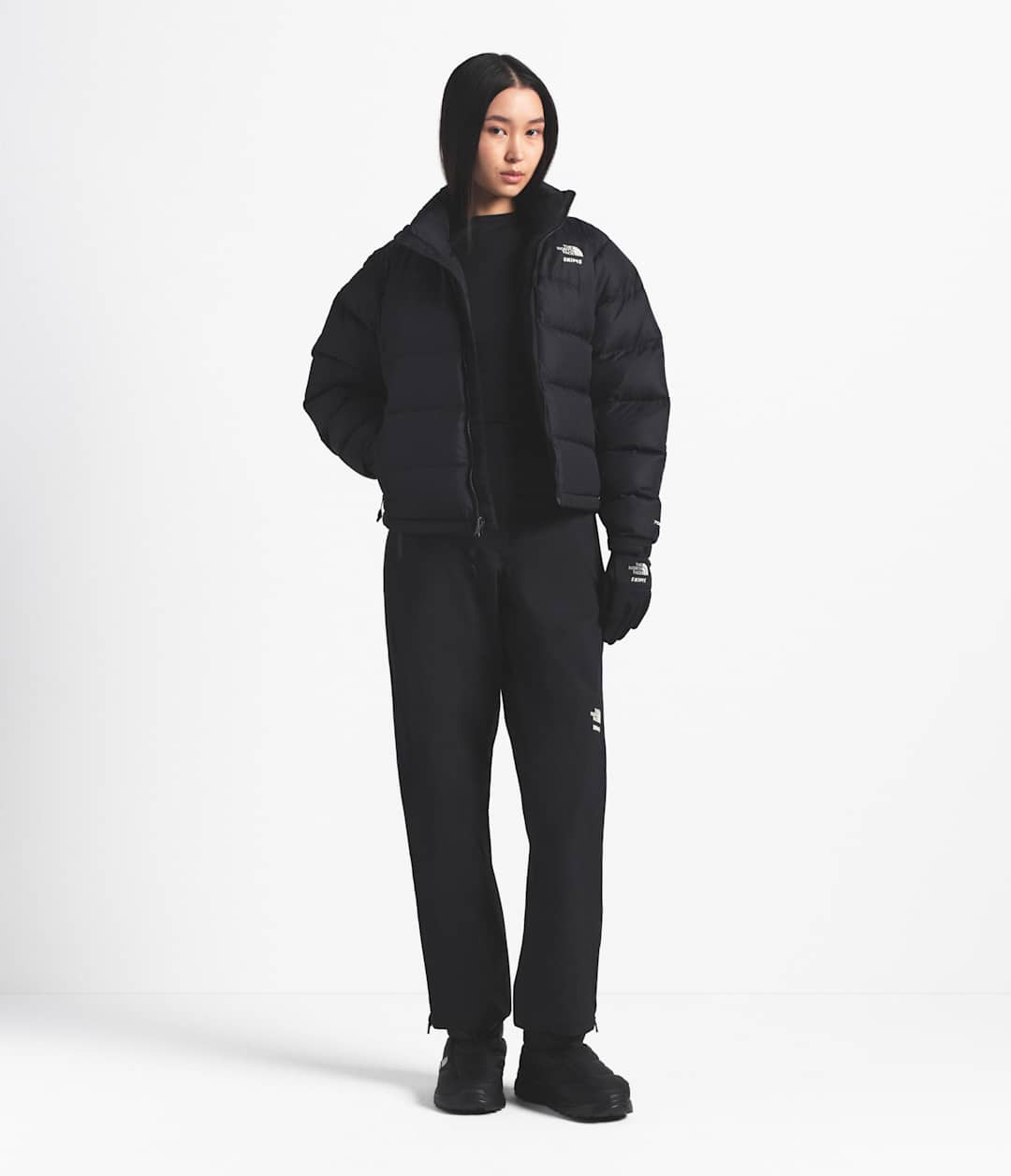 The North Face X SKIMS Women's 2000 Retro Nuptse Jacket - Sk Onyx