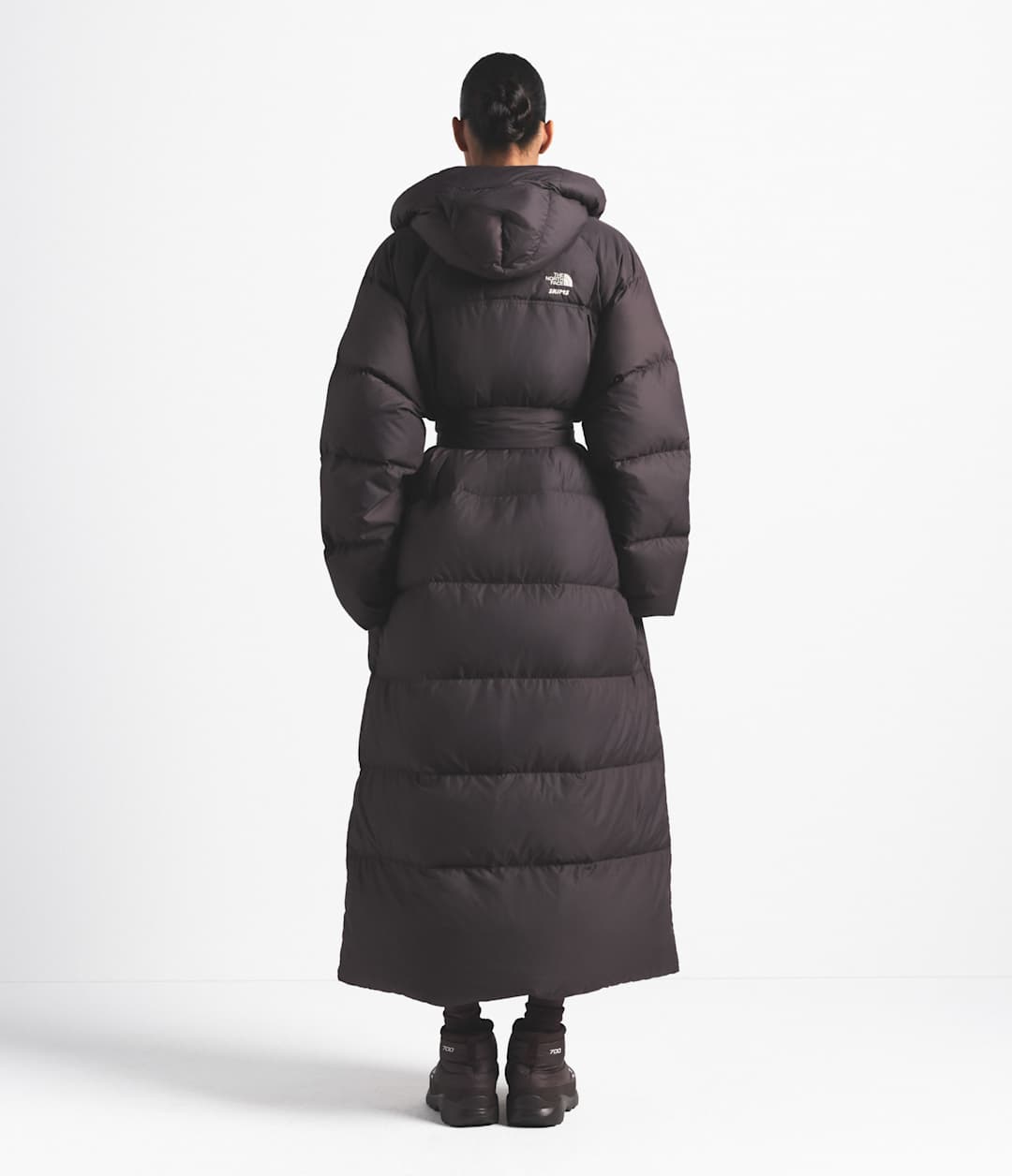 The North Face X SKIMS Women's Nuptse Wrap Parka - Sk Phoenix