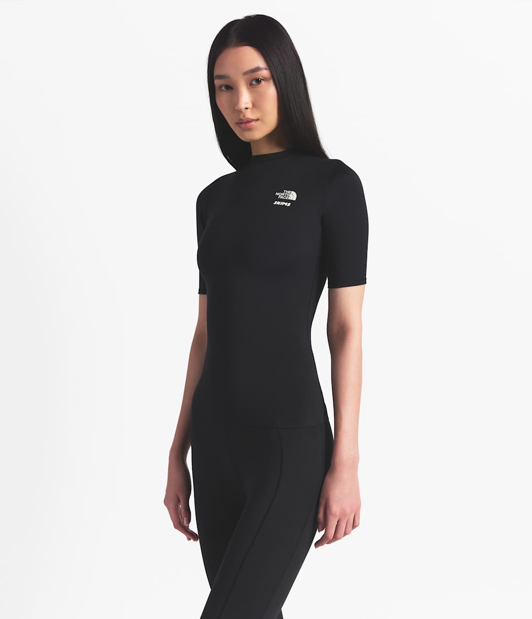 The North Face X SKIMS Women's Refina Short Sleeve Top - Sk Onyx