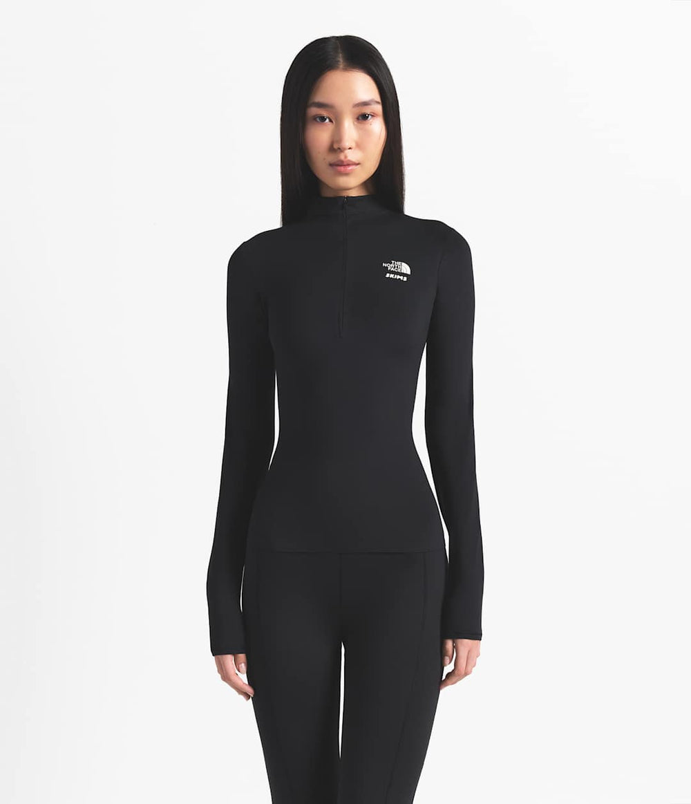 The North Face X SKIMS Women's Refina Long Sleeve Top - Sk Onyx