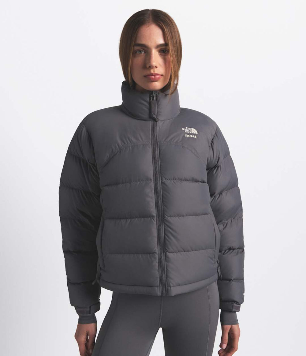 The North Face X SKIMS Women's 2000 Retro Nuptse Jacket - Sk Gunmetal