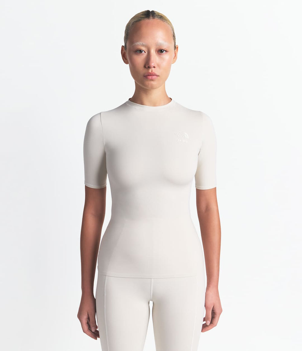 The North Face X SKIMS Women's Refina Short Sleeve Top - Sk Bone