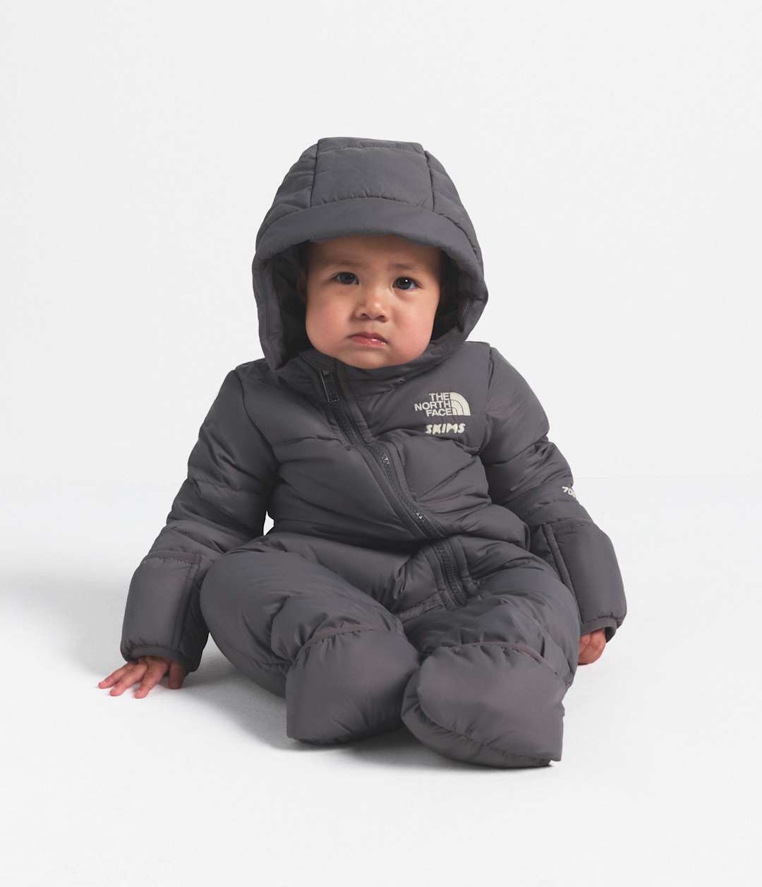 The North Face X SKIMS Baby 1996 Nuptse One-Piece - Sk Gunmetal