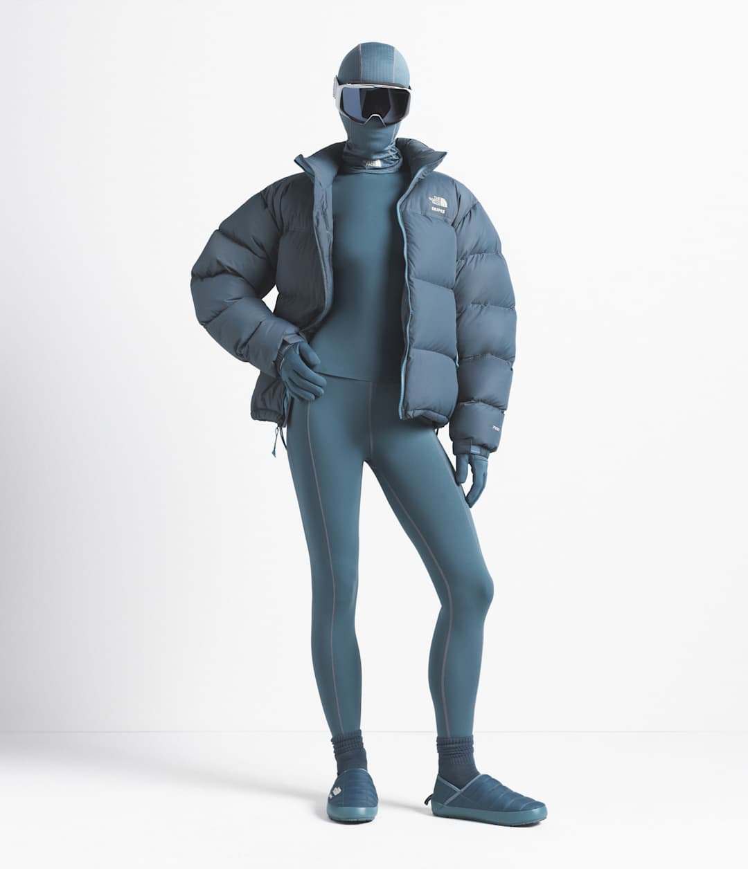 The North Face X SKIMS 1996 Nuptse Jacket - Sk Kyanite