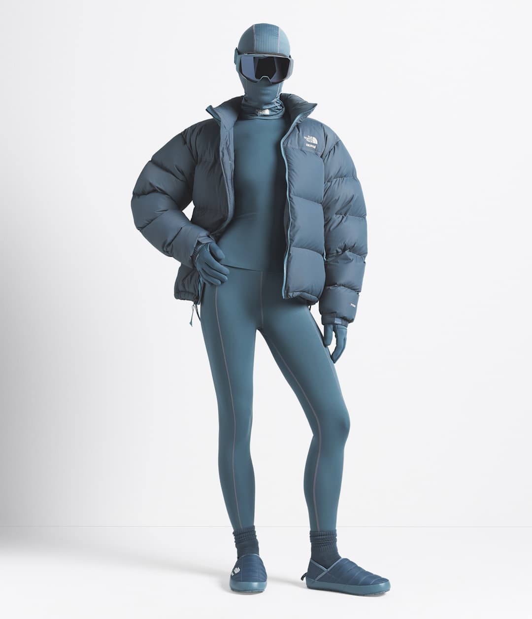 The North Face X SKIMS DOTKNIT Balaclava - Sk Kyanite