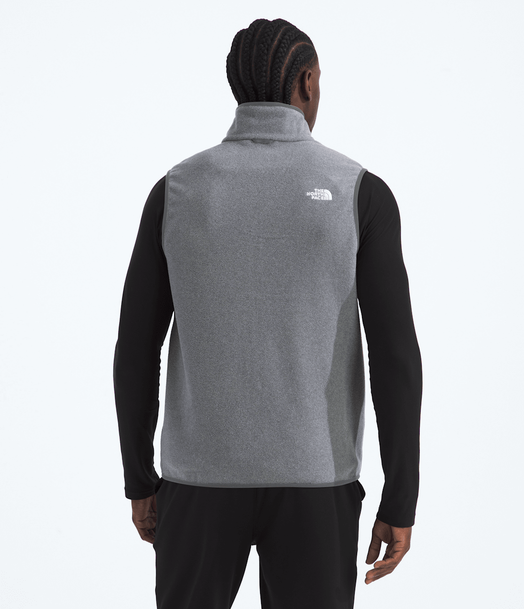 Men’s Glacier Fleece Vest - TNF Mid Grey Heather