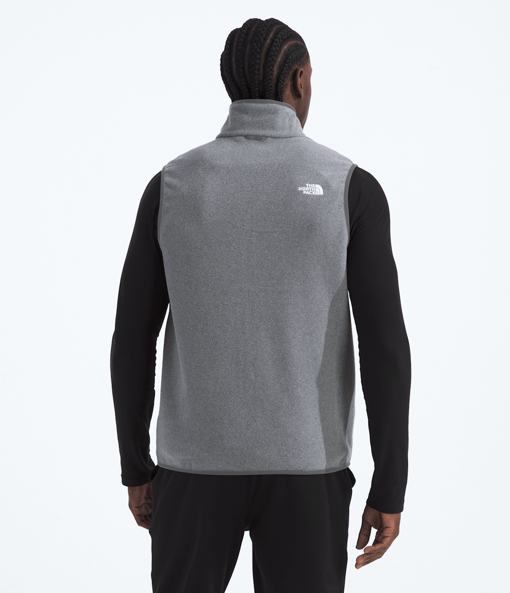 Men’s Glacier Fleece Vest - TNF Mid Grey Heather