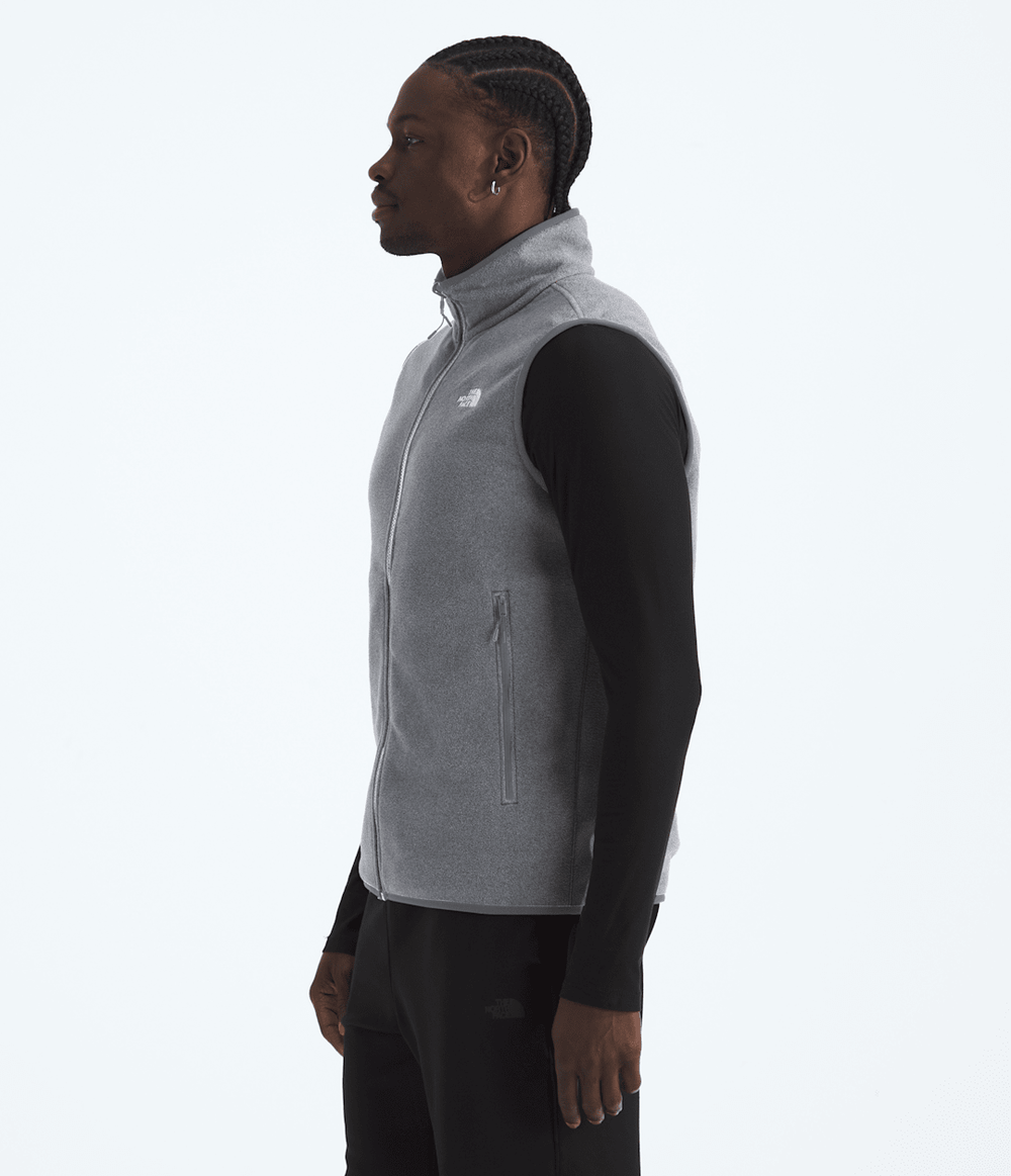 Men’s Glacier Fleece Vest - TNF Mid Grey Heather