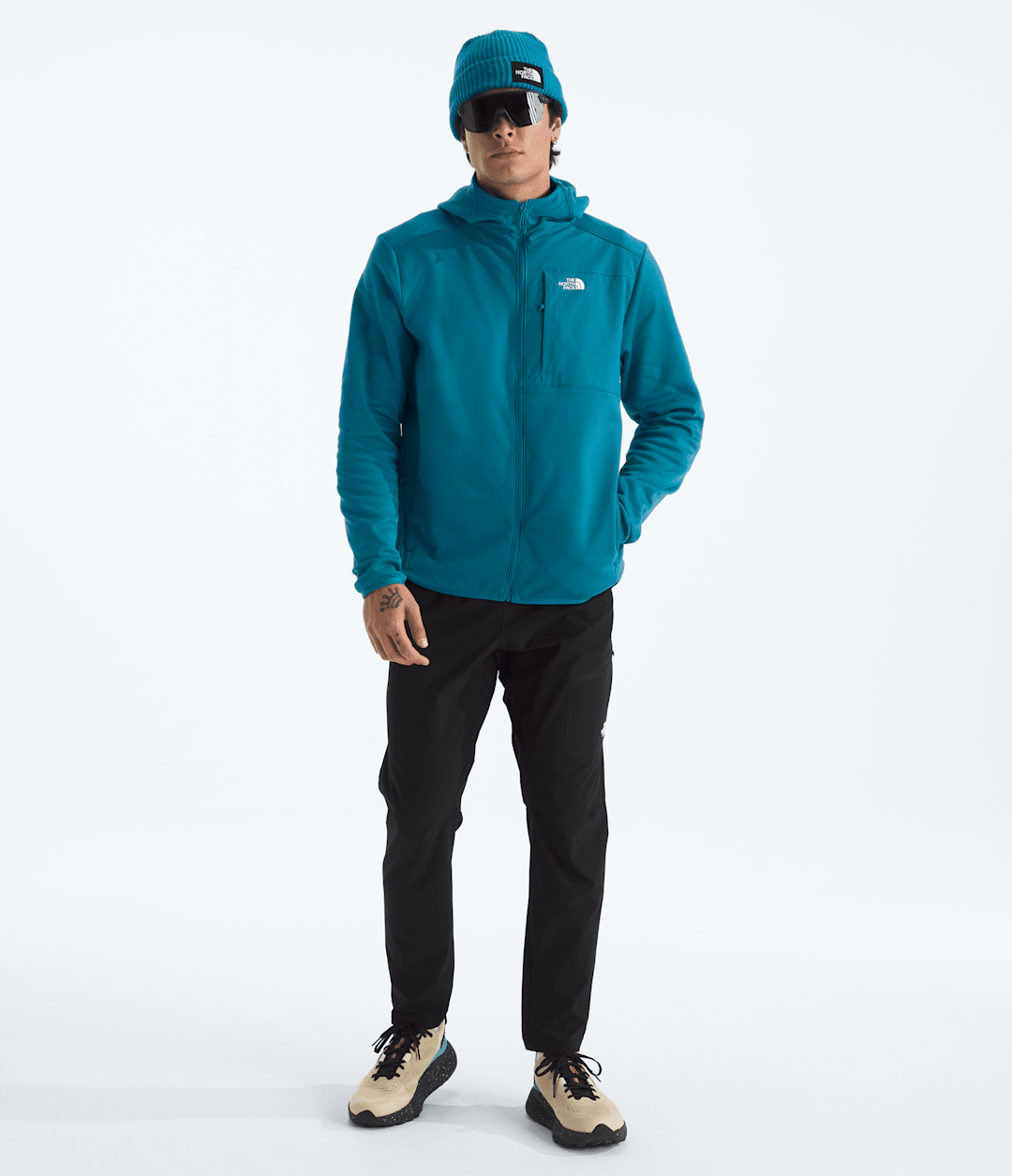 Men’s TNF™ Performance Fleece Full-Zip Hoodie - Dusk Blue