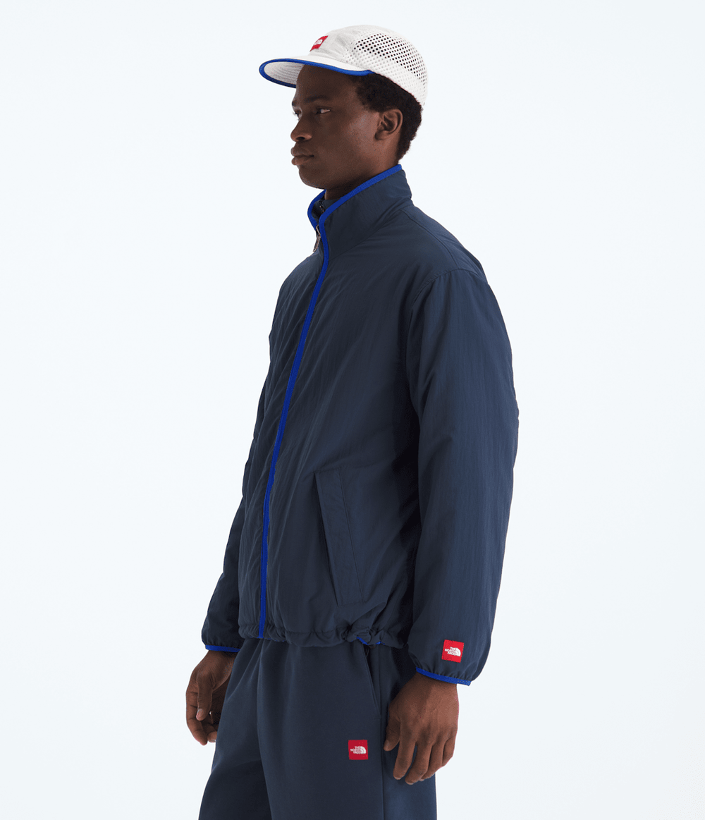 Men’s TNF™ Red Box Reversible Fleece Jacket - Summit Navy-Tnf Blue