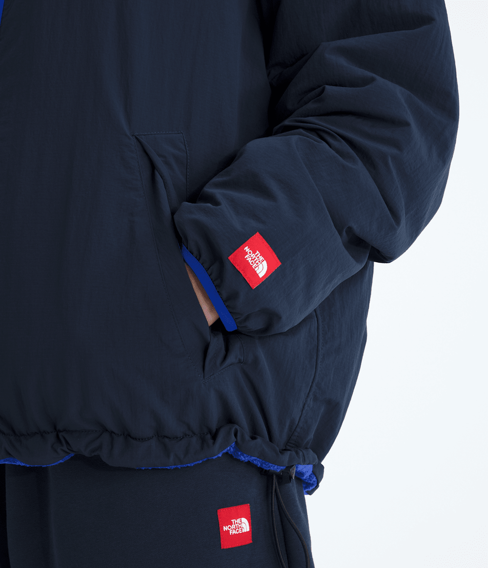 Men’s TNF™ Red Box Reversible Fleece Jacket - Summit Navy-Tnf Blue