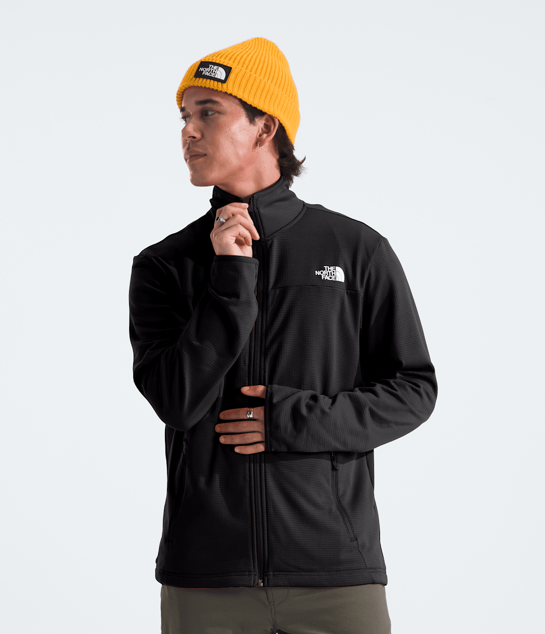 Men’s Cedar Trail Grid Fleece Full-Zip Jacket - TNF Black