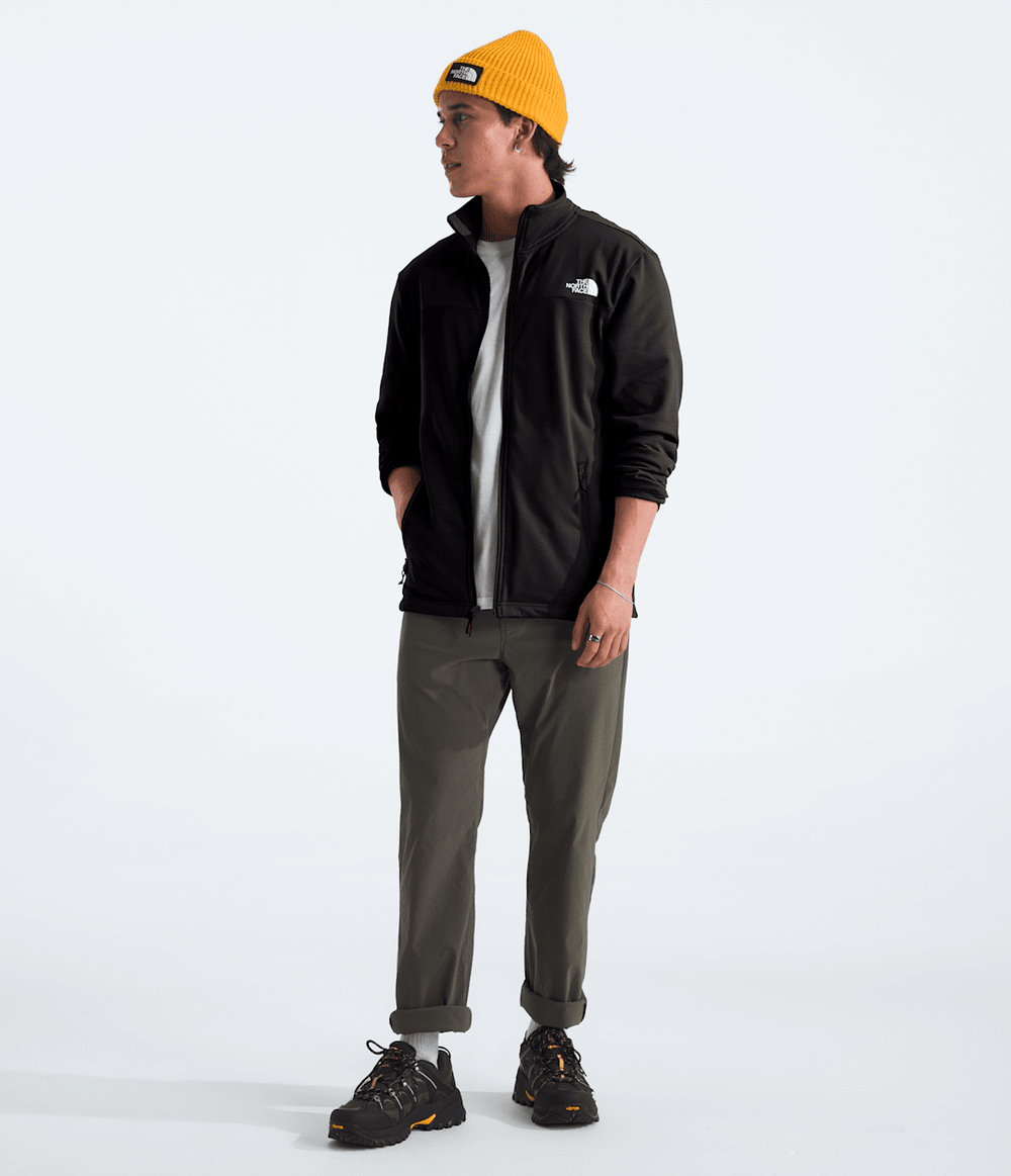 Men’s Cedar Trail Grid Fleece Full-Zip Jacket - TNF Black