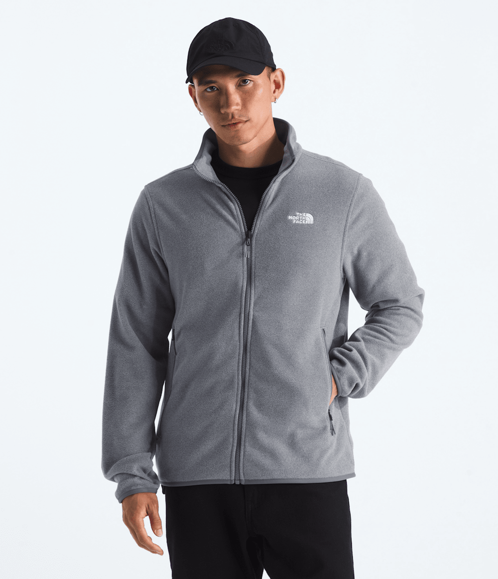 Men’s Glacier Fleece Jacket - TNF Mid Grey Heather