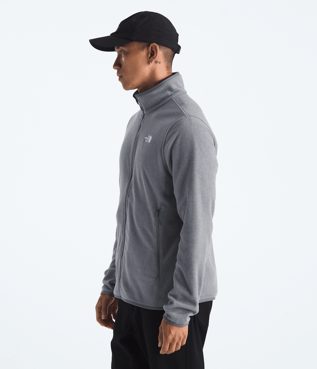 Men’s Glacier Fleece Jacket - TNF Mid Grey Heather