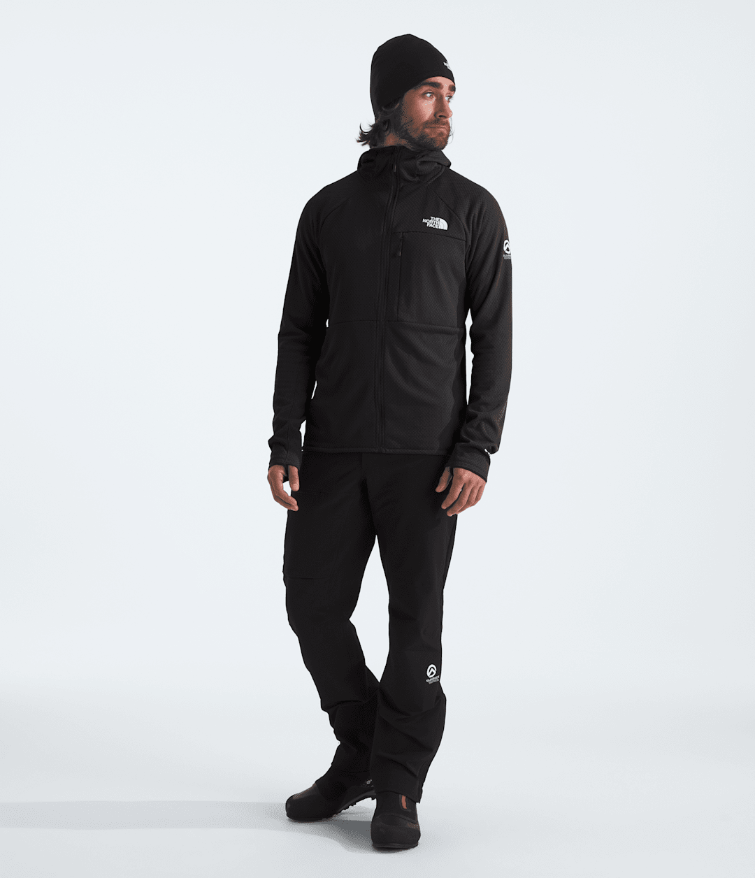 Men’s Summit Series FUTUREFLEECE™ Full-Zip Hoodie - TNF Black