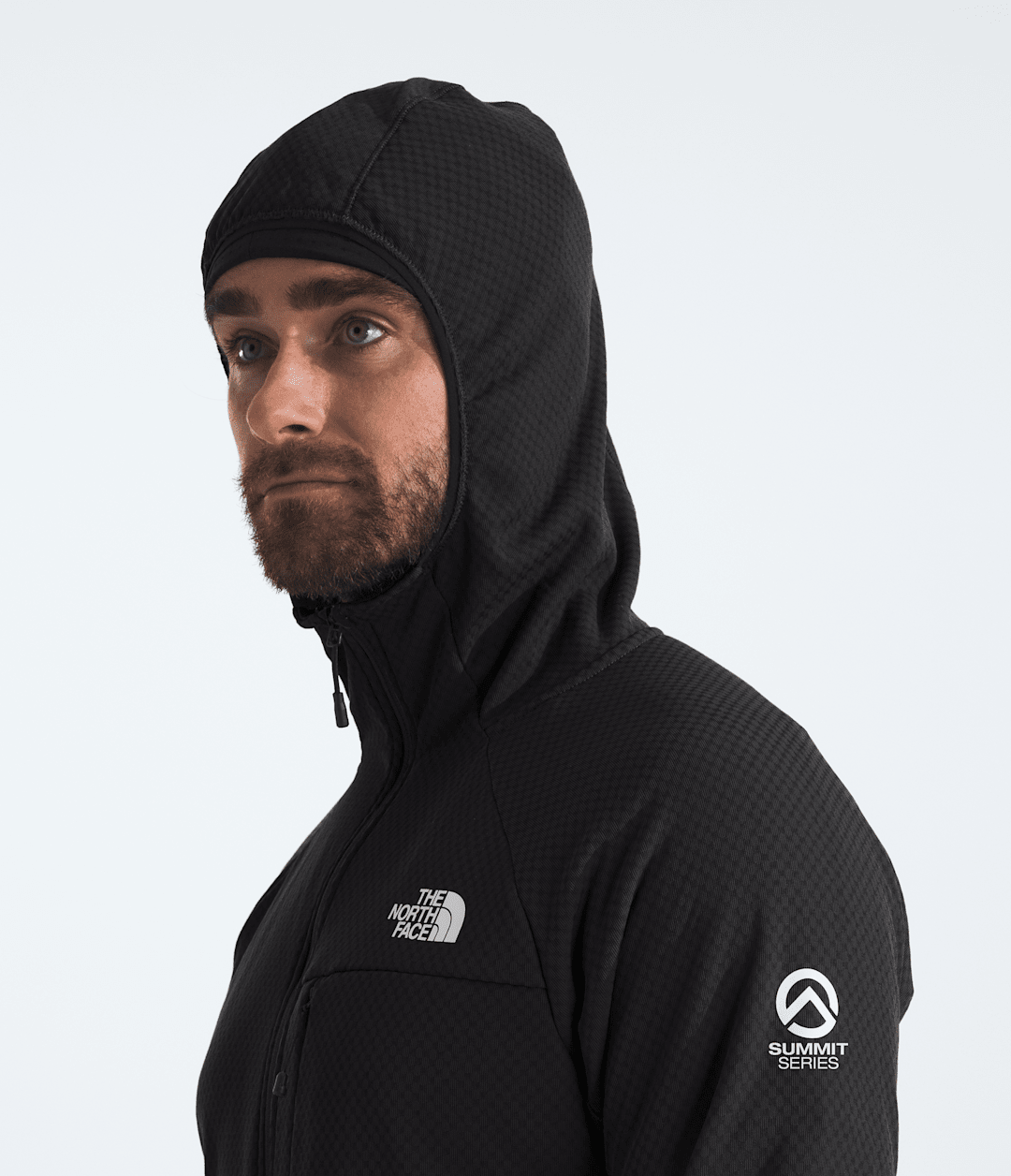 Men’s Summit Series FUTUREFLEECE™ Full-Zip Hoodie - TNF Black