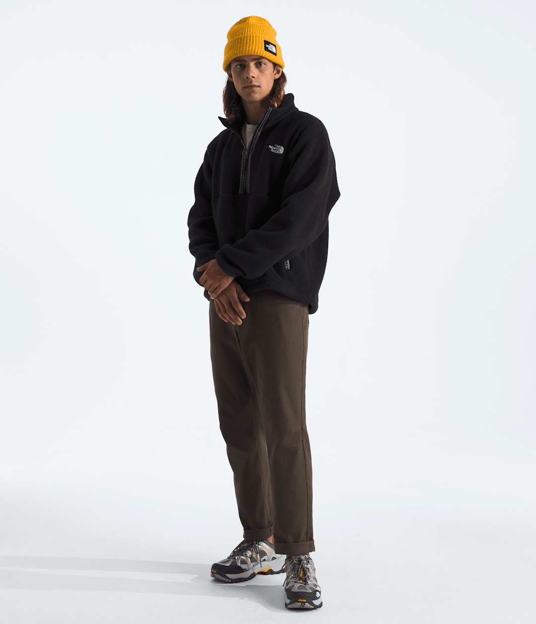 Men’s TNF™ Fleeski ¼-Zip Pullover - TNF Black/TNF Black