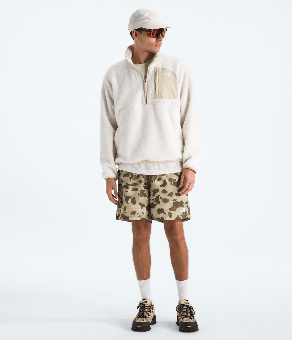 Men’s Yumiori Off Peak ½-Zip Jacket - White Dune/Desert Stone