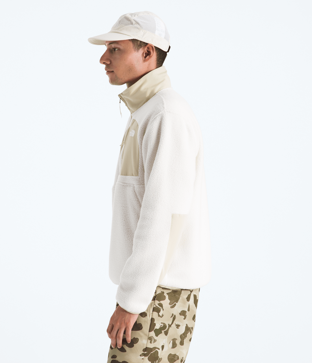 Men’s Yumiori Off Peak ½-Zip Jacket - White Dune/Desert Stone