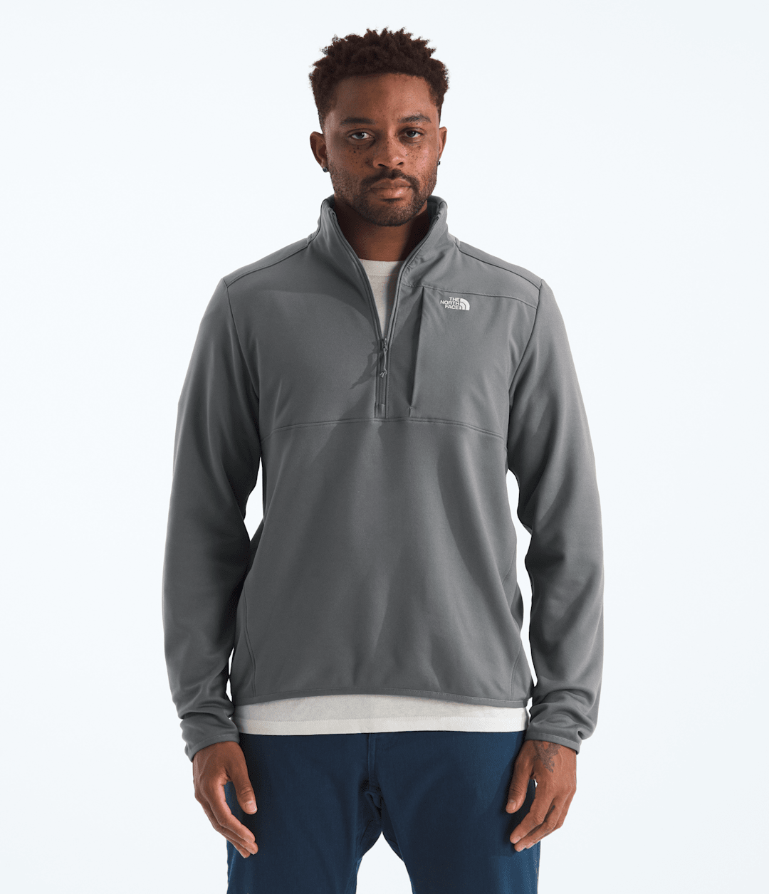 Men’s TNF™ Performance Fleece ¼-Zip - Smoked Pearl