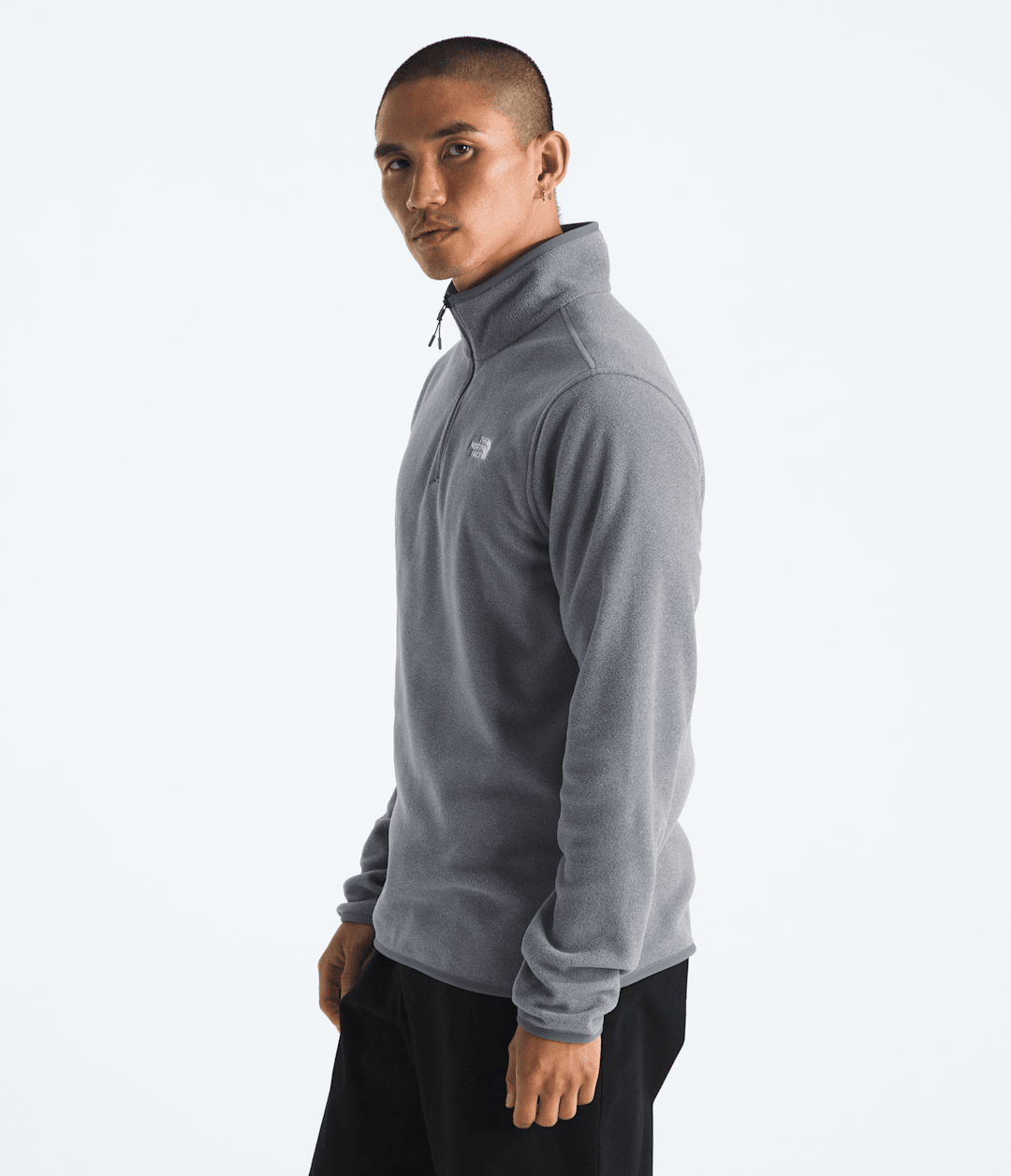 Men’s Glacier Fleece ¼-Zip Jacket - TNF Mid Grey Heather